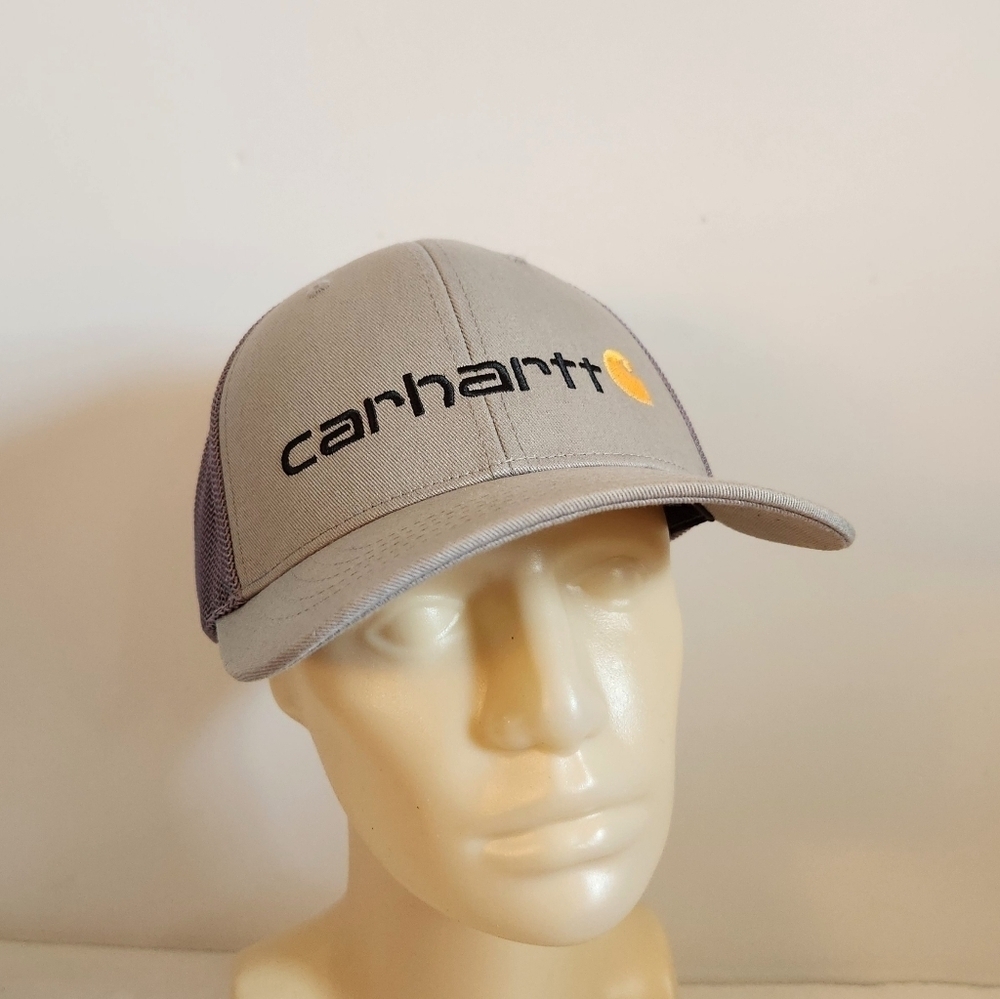 Carhartt Flexfit Gray Asphalt Mesh Baseball Hat Cap Mens Large XLarge